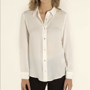 NANETTE LEPORE Long Sleeve Button Down Color Shirt